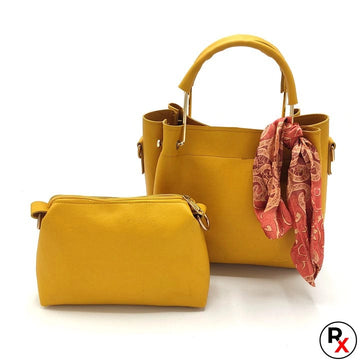 Tote Handbag Set (Yellow)