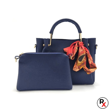 Tote Handbag Set (Blue)